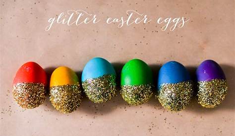 Diy Glitter Easter Eggs For Kids Hello Wonderful Sparkly And Tissue Paper But