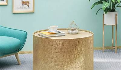 Diy Golden Coffee Table