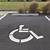 diy handicap parking stencil