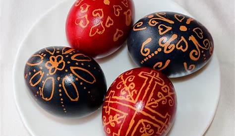 Diy Hungarian Easter Eggs Egg Planter Pots Cross Stitch