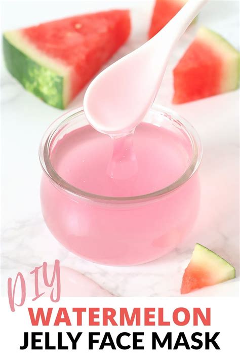 DIY Watermelon Jelly Face Mask for Glowing Skin A Life Adjacent