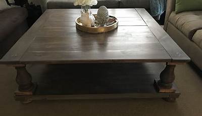 Diy Large Square Coffee Table