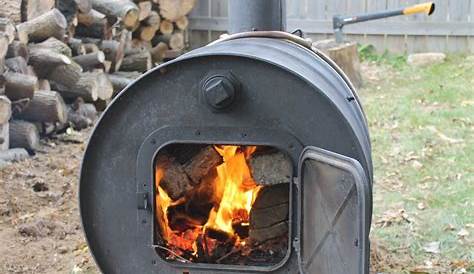 Diy Large Wood Burning Stove MYOwn Outdoor Made From 4 Cinder Blocks