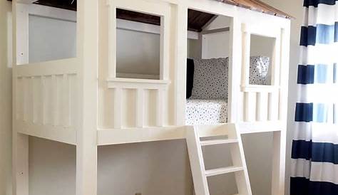 Diy Loft Bed With Slide Plans Diy Twin Loft Bed For