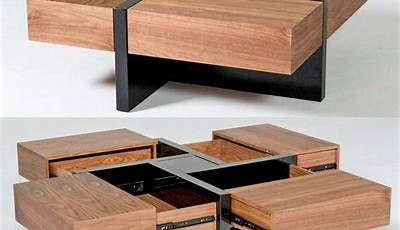 Diy Modern Coffee Table Wood