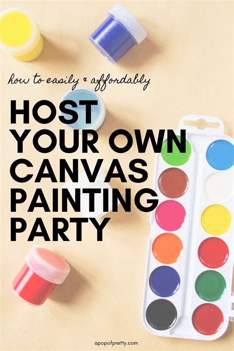 Paint Party Sip and Paint Kit DIY paint party at Home Etsy