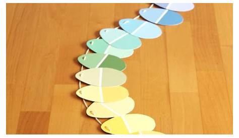 Diy Paint Chip Easter Garland Tutorial Egg Hello Creative Family