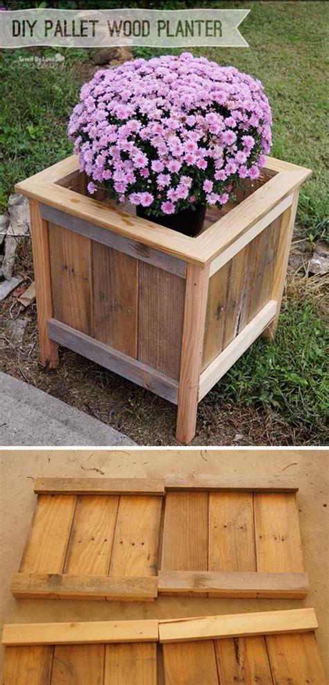 Diy Pallet Planter Box Ideas WOODWORKING