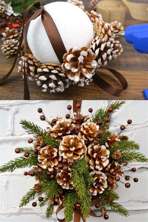 21 Best DIY Pine Cone Craft Ideas Homemade Christmas Decorations