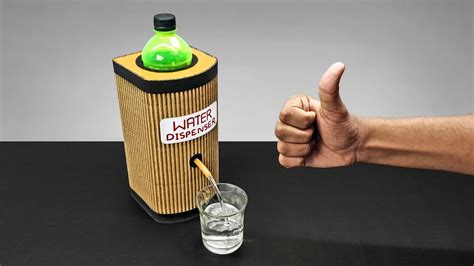 How To Make Water Dispenser Machine From Cardboard Diy DISPENSER