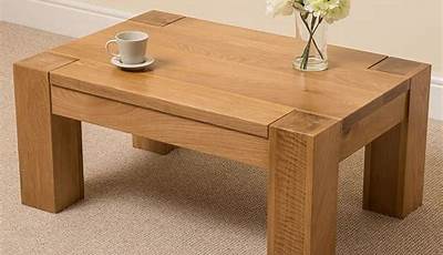 Diy Solid Wood Coffee Table