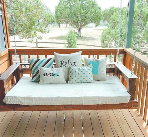 DIY Outdoor Hanging & Swing Beds for Your Porch & Garden • The Garden Glove