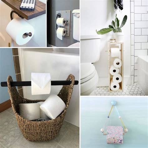 20 Creative DIY Toilet Paper Holder Ideas Unhappy Hipsters