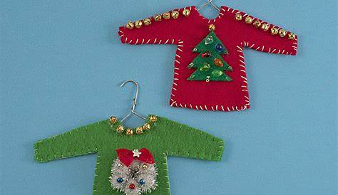 Diy Ugly Christmas Sweater Ornament Pin On Inspiration