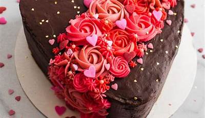Diy Valentine's Day Cake