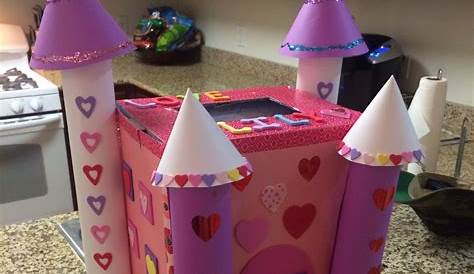Diy Valentines Boxes Castle Valentine Box Princess Valentine's Day Box Holidays ♥