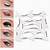 diy winged eyeliner stencils for certain eye movements