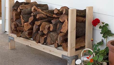 Diy Wood Holder Firewood Storage That Is Easy To Make And Keeps