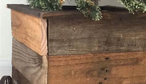 Diy Wooden Christmas Tree Box Tapered Wood Tutorial Wood