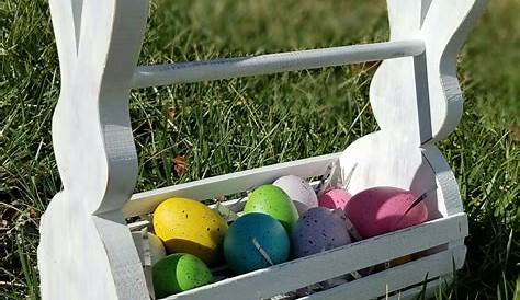 Diy Wooden Easter Basket Reserved For Jacklyn Glisson Only Personalized Handmade Etsy