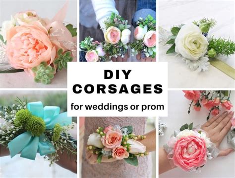 Diy Artificial Corsage