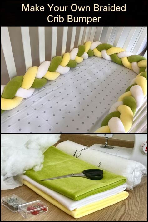 Diy Baby Crib Braided Bumper Tutorial