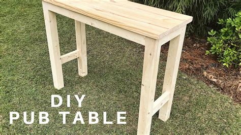 Diy Bar Pub Table