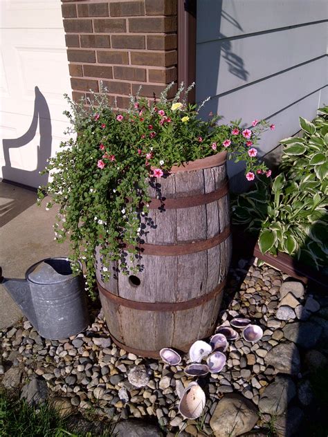 Diy Barrel Planters