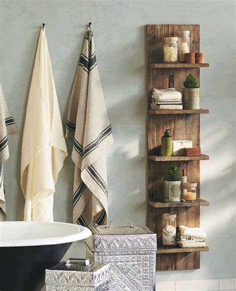 Diy Bathroom Wood Shelves