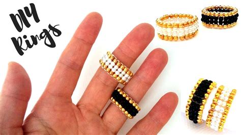 Diy Beaded Ring Tutorial