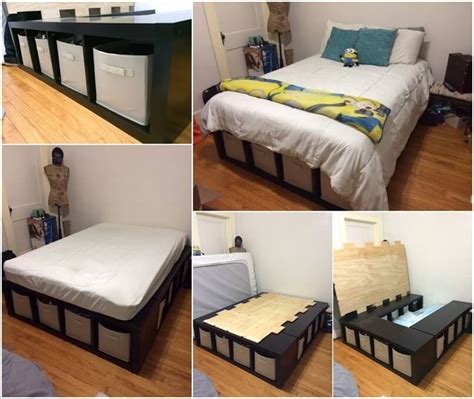 Diy Bed With Under Storage