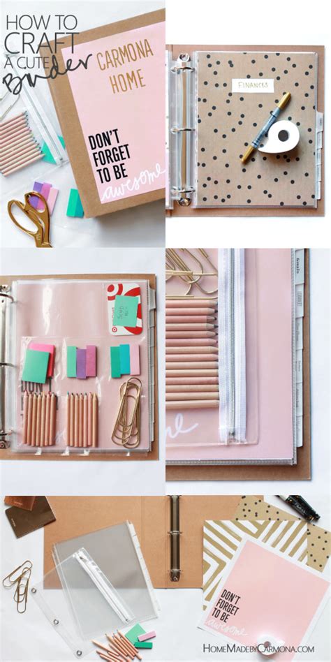 Diy Binder Organizer