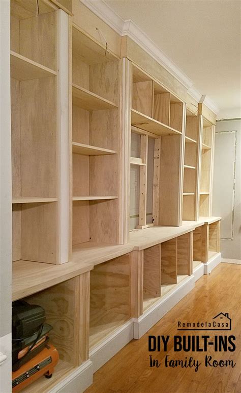 Diy Bookcase With Cabinets