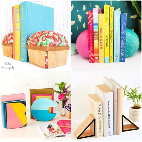 21 Amazing DIY Bookend Projects That You Will Love! Salvaged Living
