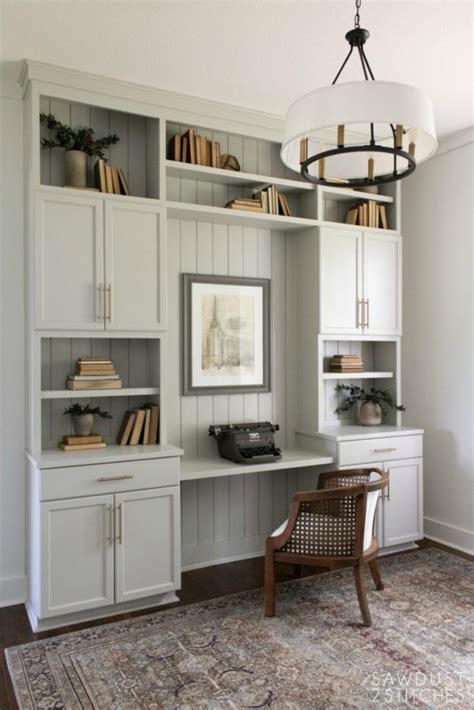 Diy Built In Office Furniture