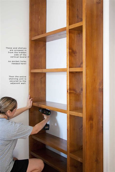 Diy Built In Shelf Unit