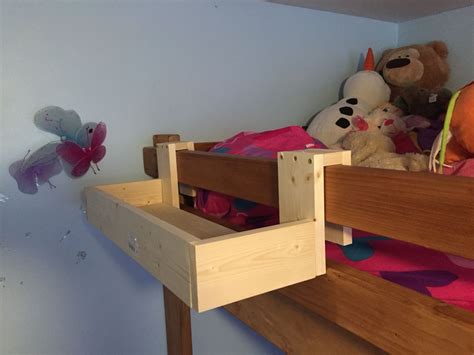 diy bunk bed night stand