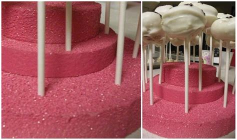 Diy Cake Pop Stand Styrofoam
