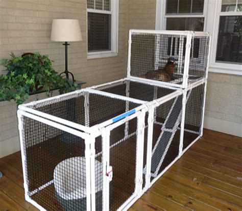 Diy Cat Cage Using Pvc