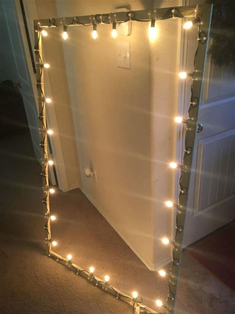 Diy Christmas Light Window Frame
