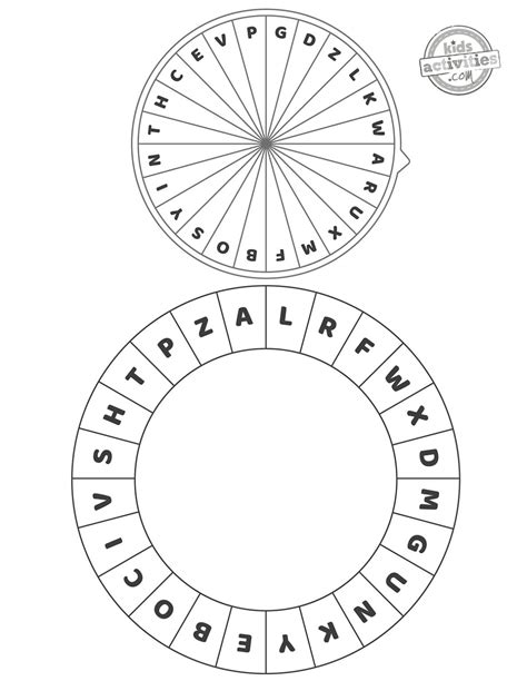 Diy Cipher Wheel Printable