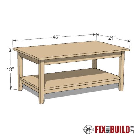 Diy Coffee Table Plan