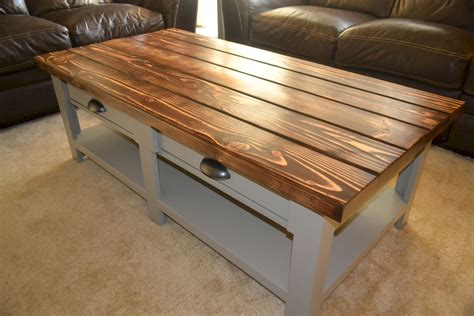 Diy Coffee Table Stain