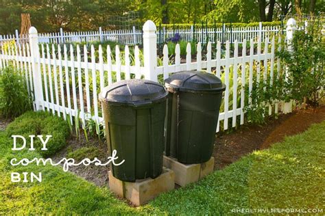 Diy Compost Bin From Trash Can