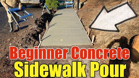 Diy Concrete Sidewalks