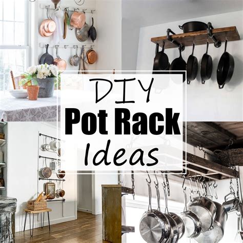 Diy Corner Pot Rack
