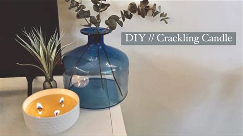 Diy Crackling Candle