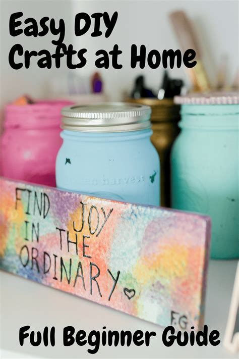 diy crafts examples guide tutorial
