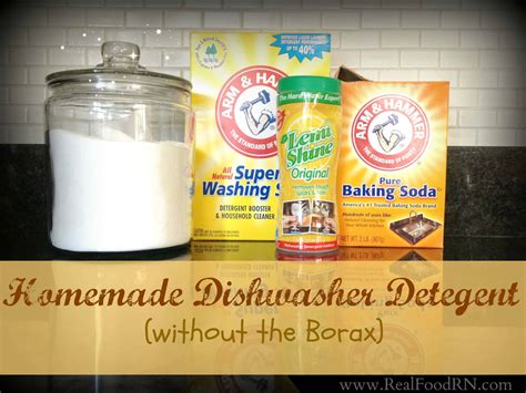 diy dishwasher detergent for hard water