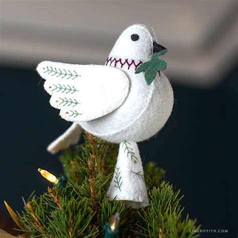 Diy Dove Tree Topper